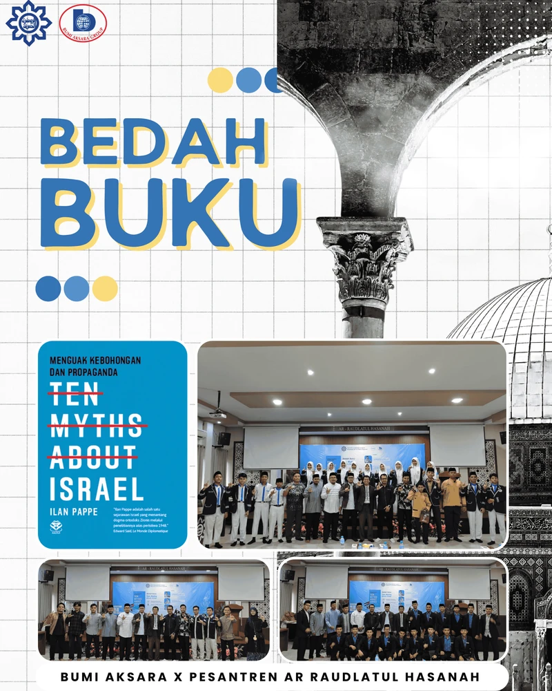 Bedah Buku 'Ten Myths about Israel' di Pesantren Ar-Raudlatul Hasanah Bongkar Mitos Zionisme