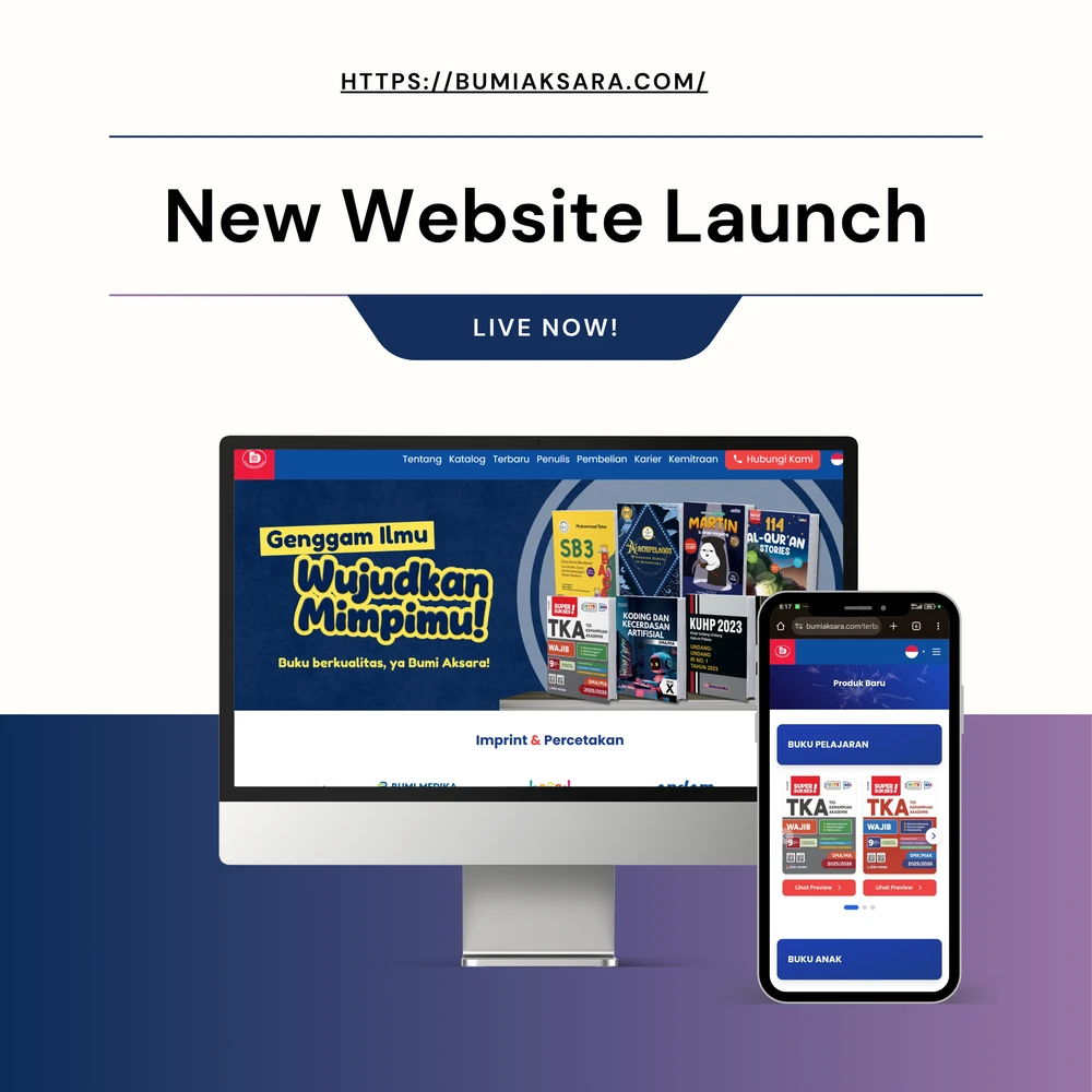 Bumi Aksara Hadir dengan Website Baru