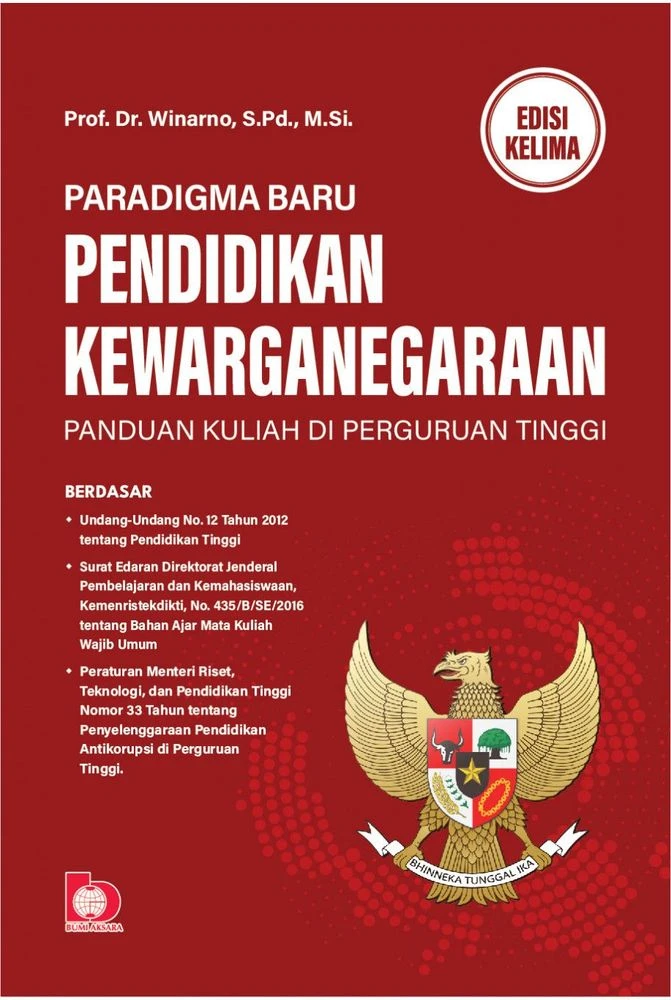 Paradigma Baru Pendidikan Kewarganegaraan Edisi Kelima