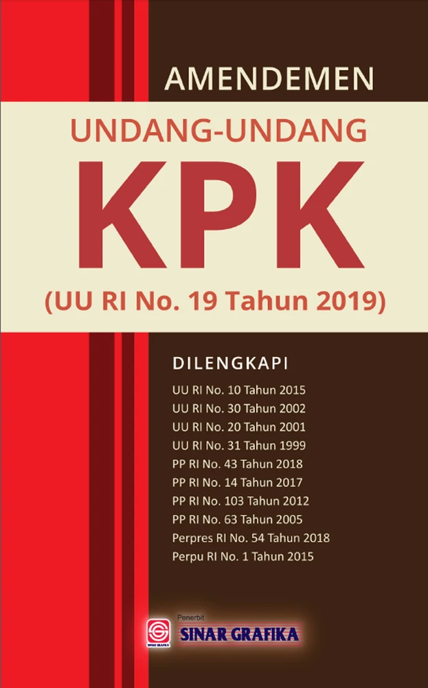 Amandemen UU KPK (UU RI No.19 Tahun 2019)